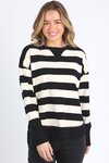 Striped Delilah Crew 