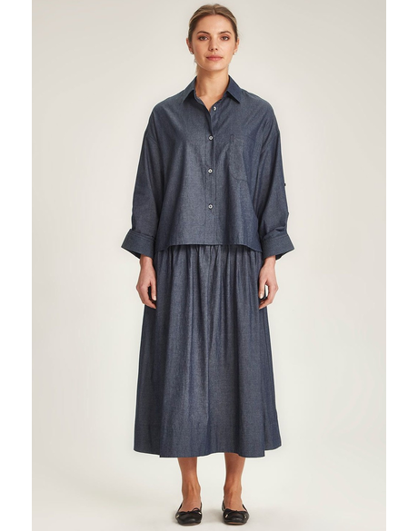 Lori Chambray Skirt