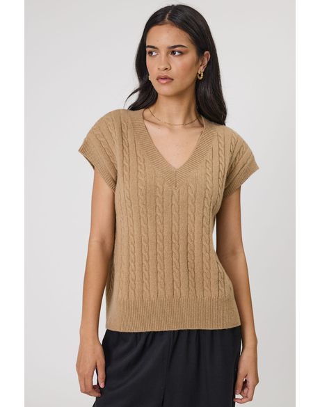Copenhagen Cable Knit Vest