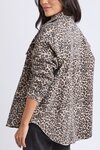 Leopard Denim Shirt