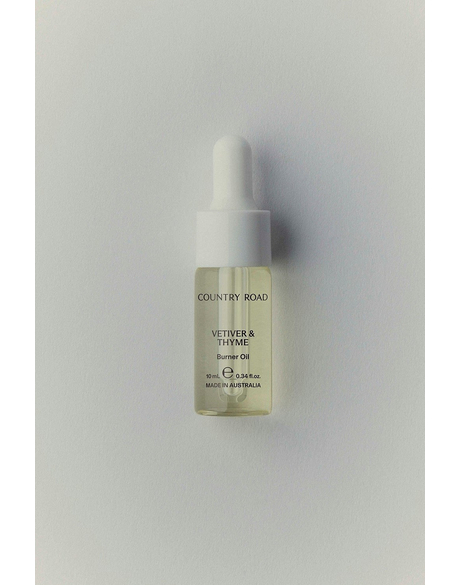 Australian Made Vetiver & Thyme Burner Oil 10mL