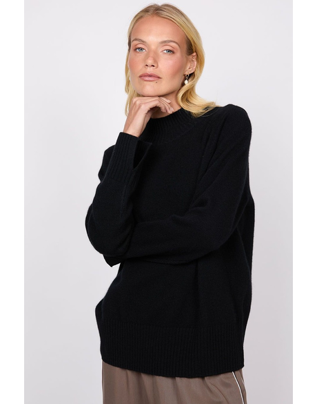 Cashmere Funnel Neck 