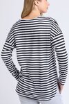Lauren LS Stripe Tee