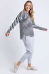 Lauren LS Stripe Tee