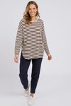 Lauren LS Stripe Tee