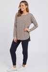 Lauren LS Stripe Tee