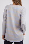 Lauren LS Stripe Tee