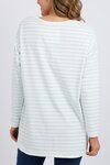 Lauren LS Stripe Tee