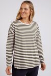 Lauren LS Stripe Tee