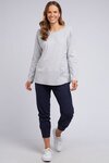 Rib LS Tee (Grey Marle)
