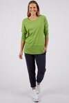 Rib LS Tee (Jungle Green)