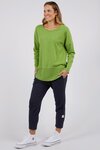 Rib LS Tee (Jungle Green)