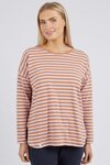 Lauren LS Stripe Tee