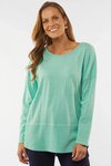 Rib LS Tee (Winter Mint)