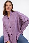 Lila Stripe Shirt (French Blue/Charm Pink Stripe)