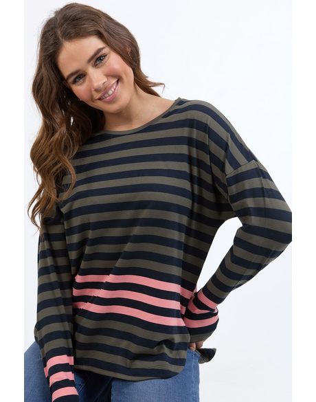 Turn Back LS Tee (Cosy Coral)