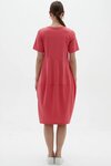 Short Sleeve Diagonal Seam Dress 