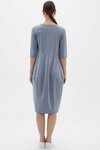 Diagonal Seam Dress (Livid Blue)