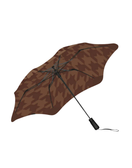 Metro Umbrella (Houndstooth Cocoa)