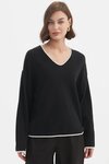 Contrast Trim Knit 