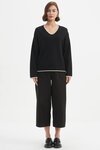 Contrast Trim Knit 