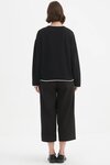 Contrast Trim Knit 