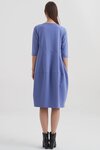 Diagonal Seam Dress (Lavender Blue)