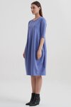 Diagonal Seam Dress (Lavender Blue)