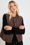 Touchstone Chocolate Lightweight Quilted Vest