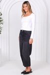 Toni Barrel Jeans (Black)
