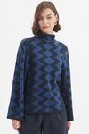 Mirrored Chevron Knit 