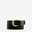 Let It Be Belt (Black/Gold)