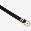 Let It Be Belt (Black/Gold)