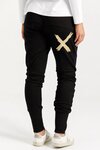 Alpine Apartment Pants (Black w Gold X)