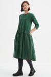 Drop Waist Combi Dress
