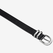 Let it Be Belt (Black/Silver)