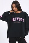 Interval Crew (Black w Neon Pink)