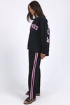 Interval Crew (Black w Neon Pink)