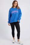 Interval Crew (Cobalt Blue w Neon Pink)