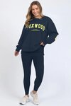 Interval Crew (Navy w Neon Yellow)