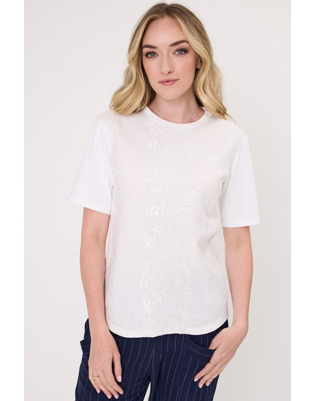 Rosetta Linen Top 
