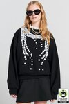 Broken Pearls Crewneck Sweatshirt