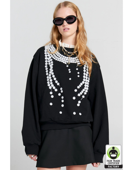 Broken Pearls Crewneck Sweatshirt