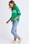 Adora Long Sleeve Tee (Pine Green)