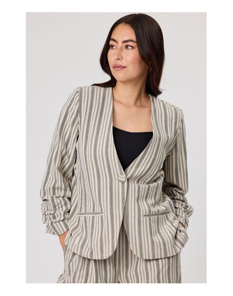 Amber Striped Blazer