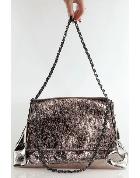 Starstruck Messenger Bag (Platinum Metallic Crinkle)