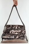 Starstruck Messenger Bag (Platinum Metallic Crinkle)
