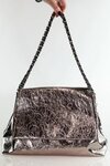 Starstruck Messenger Bag (Platinum Metallic Crinkle)