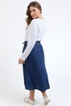 Greta Skirt (Dark Blue Wash)