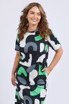Stijl Dress (Abstract Yardage Print)